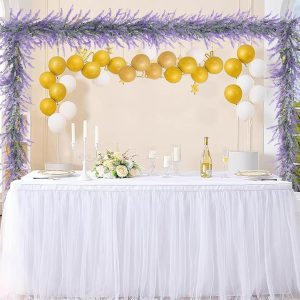 HUZIYAHAN Spring Summer Lavender Garland 6Ft Purple
