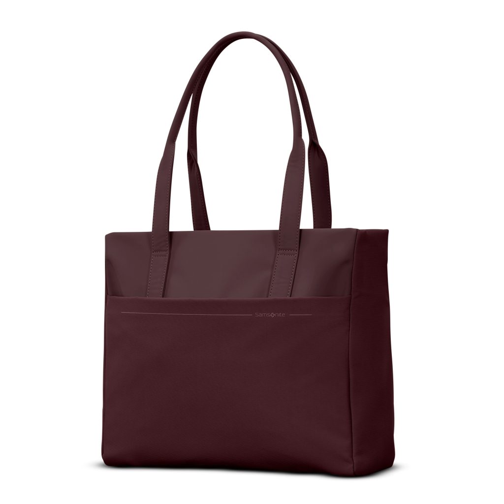 Samsonite Better Than Basic Tote in merlot with laptop compartment and travel-friendly design