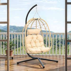 Dakota Fields 1-Person Swing Chair with Stand