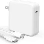 IFEART 67W dual port USB-C charger with 6.6ft USB-C cord for laptop and tablet charging