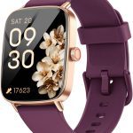 aeac Smart Watch for Women 1.85-inch HD Deep Purple