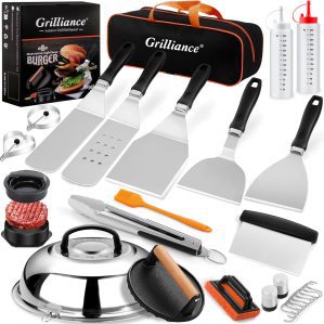 Grilliance 27-Piece Flat Top Grill Accessories Set
