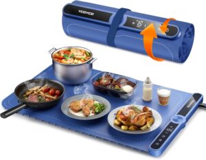 YCDYCD Electric Food Warming Mat with Adjustable Temperature and Timer