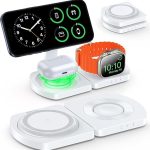 EGV 3-in-1 Magnetic Wireless Charging Station $31