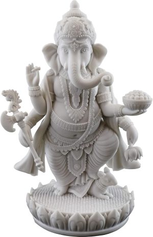 Standing Ganesh Marble Statue