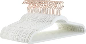 Amazon Basics Slim Velvet Non-Slip Clothes Hangers 50-Pack Deal