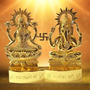 GRI9 Laxmi Ganesha Lakshmi & Ganesha Statue