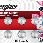 Energizer 2032 Batteries 10 Pack with 3-in-1 Child Shield