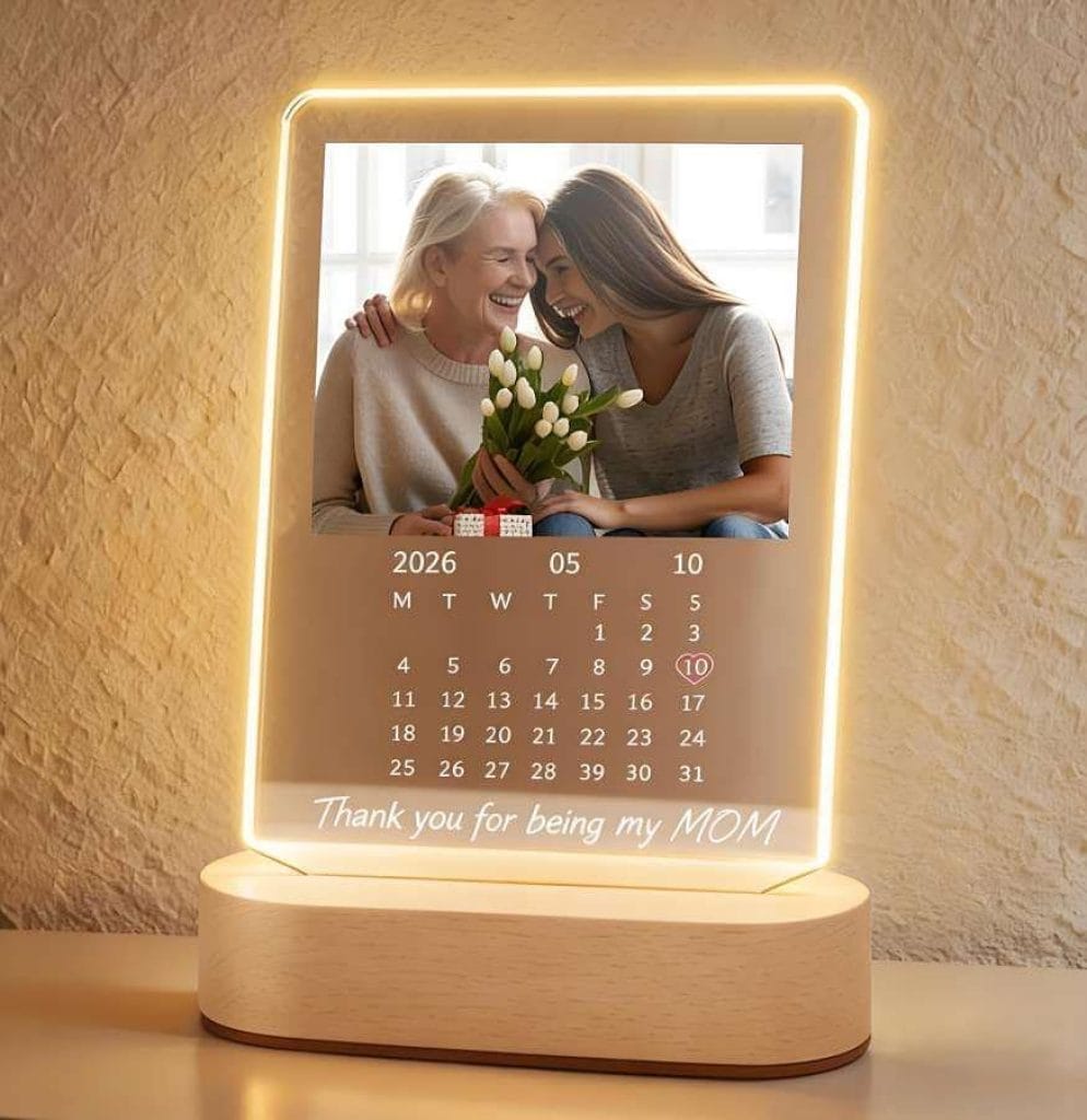 JAXVVIQEN Personalized Photo Calendar for Mom