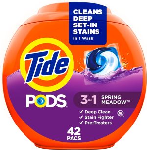 Tide PODS Spring Meadow Laundry Detergent Pacs 42 Count