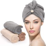 YFONG 3 Pack Hair Drying Towels