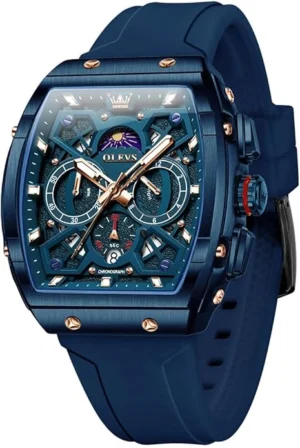OLEVS Men’s Skeleton Chronograph Watch Deal